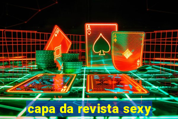 capa da revista sexy